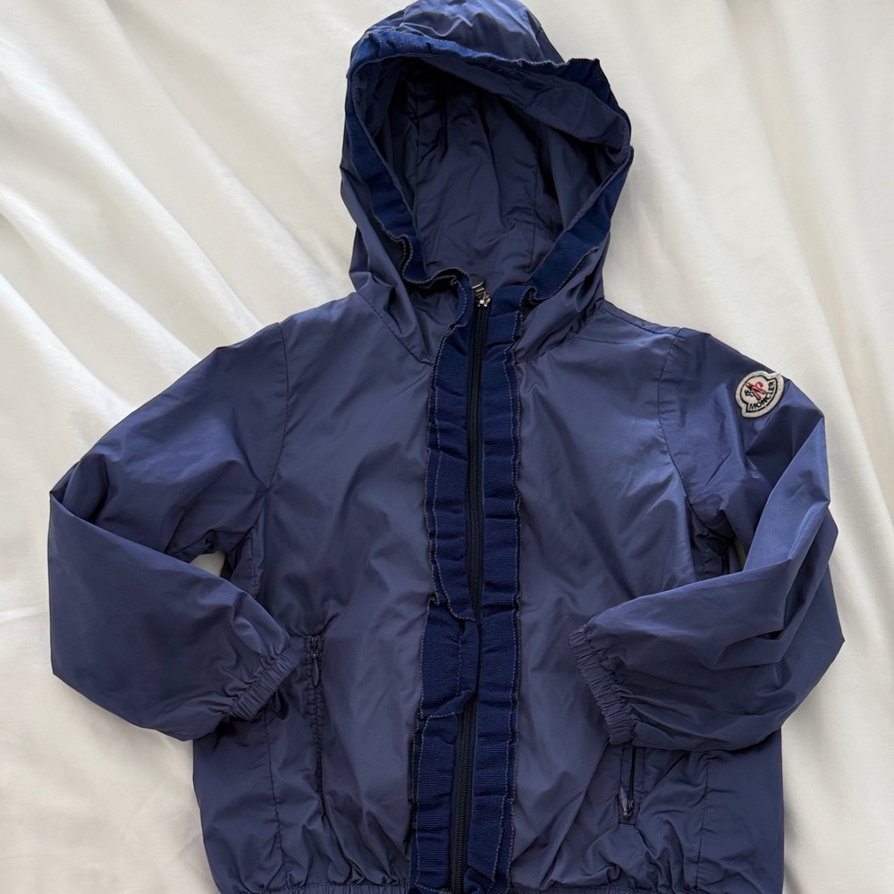 Lightweight blue Moncler jacket 18/24 months in great condition